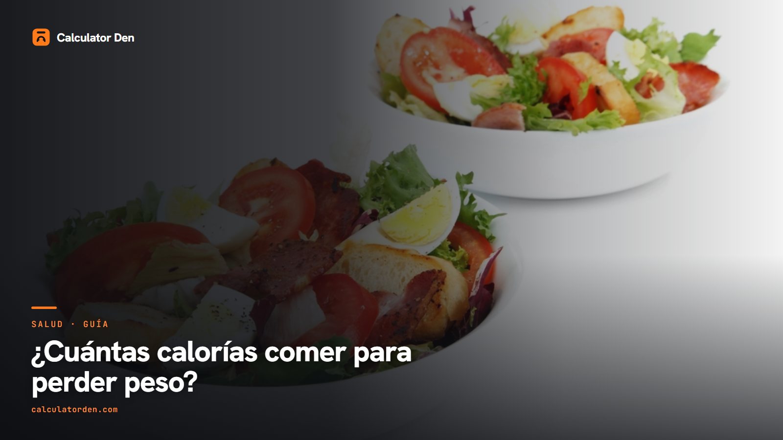 Un cuenco de ensalada fresca, que ilustra un déficit calórico para perder peso