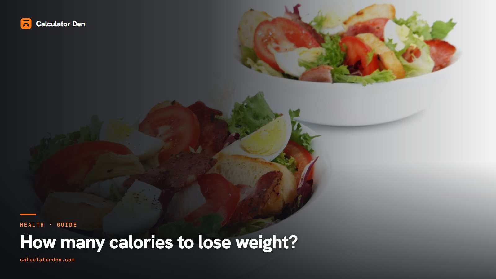 A fresh healthy salad bowl, illustrating eating in a calorie deficit to lose weight