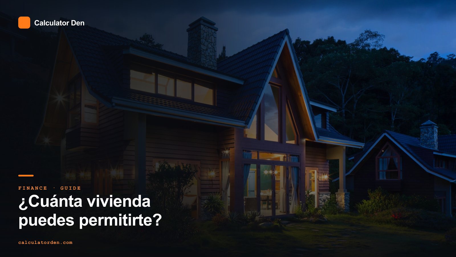 Una casa familiar moderna con un cartel de se vende, que ilustra cuánta vivienda puedes permitirte