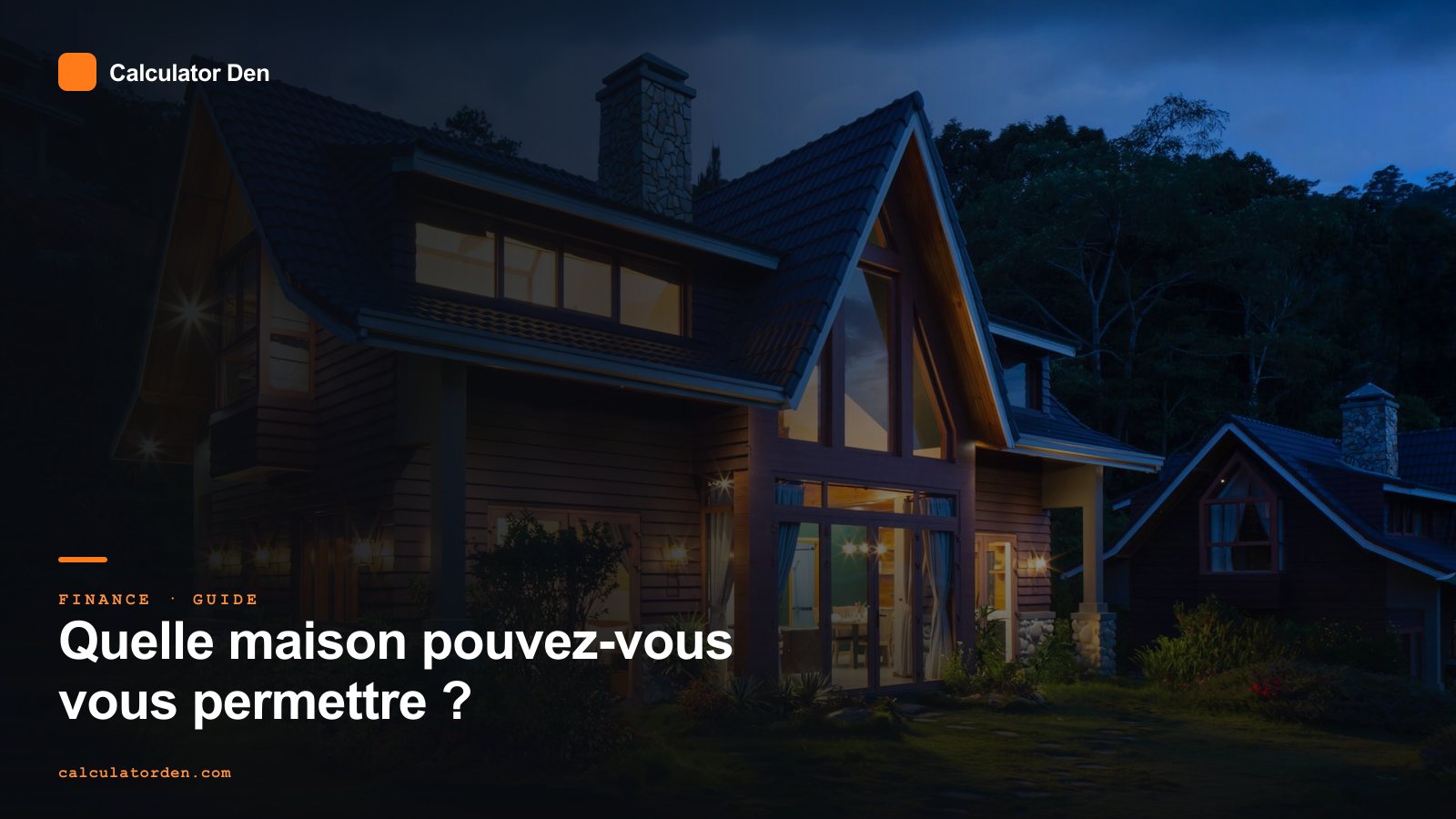 Une maison familiale moderne avec un panneau à vendre, illustrant le budget immobilier possible