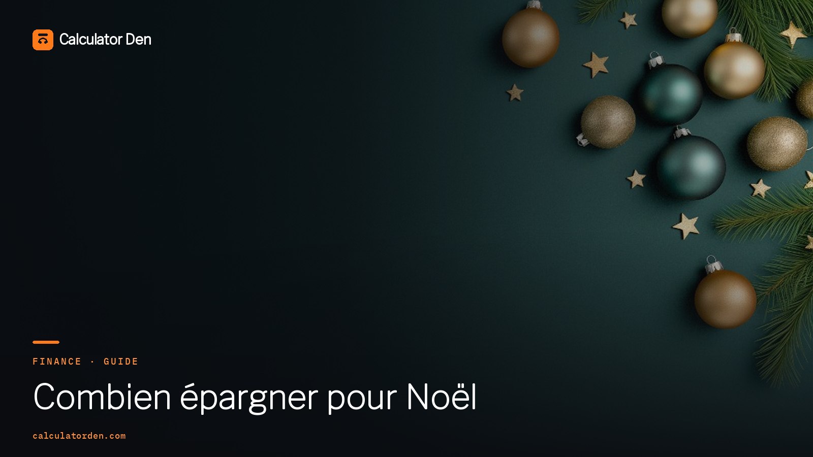 Un bocal de pièces à côté d'un calendrier qui décompte jusqu'à Noël, représentant l'épargne d'un montant fixe chaque mois pour les fêtes
