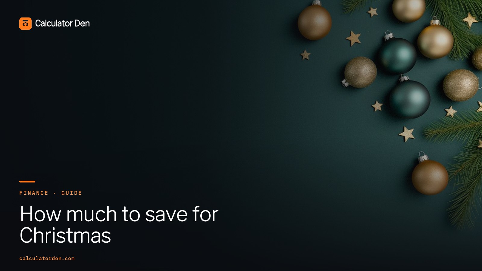 A jar of coins beside a calendar counting down to Christmas, representing saving a set amount each month for the holidays