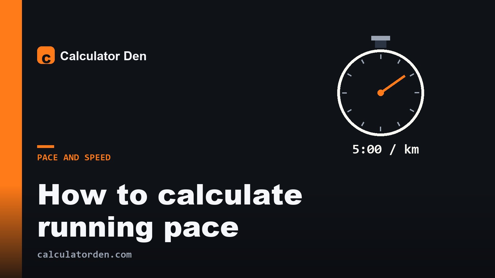 A running watch showing pace per kilometre, illustrating how to calculate running pace from distance and time