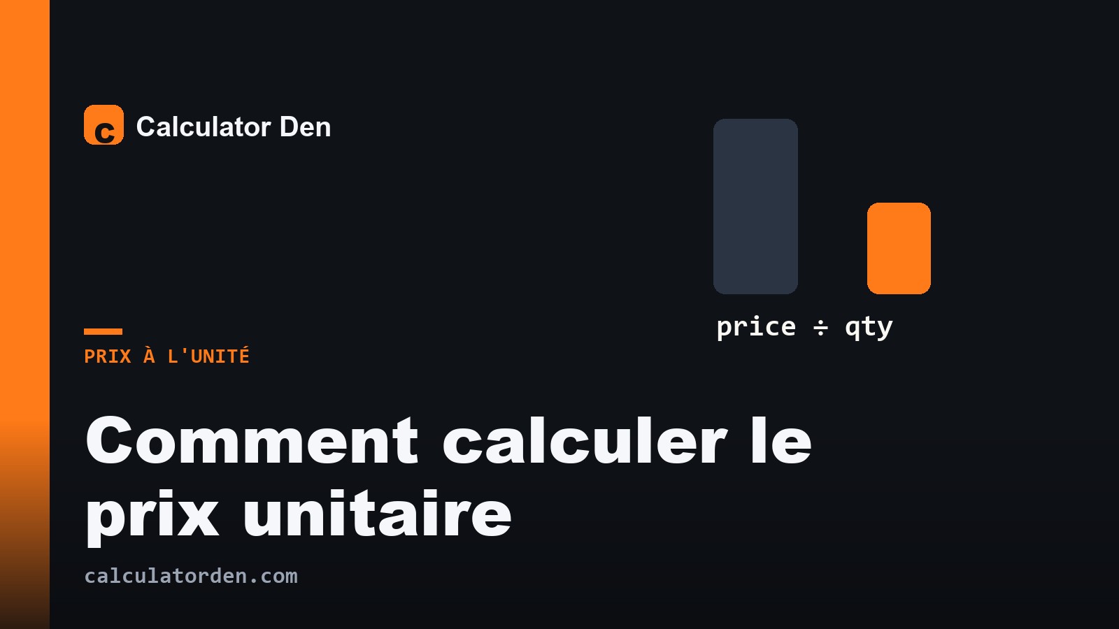 Deux produits de magasin de tailles différentes avec leur prix à l'unité, pour illustrer comment calculer le prix unitaire et comparer la valeur