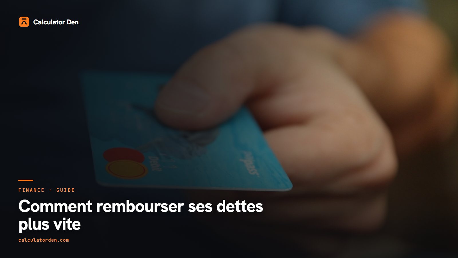 Une carte de crédit sur une surface sombre, illustrant un plan pour rembourser ses dettes