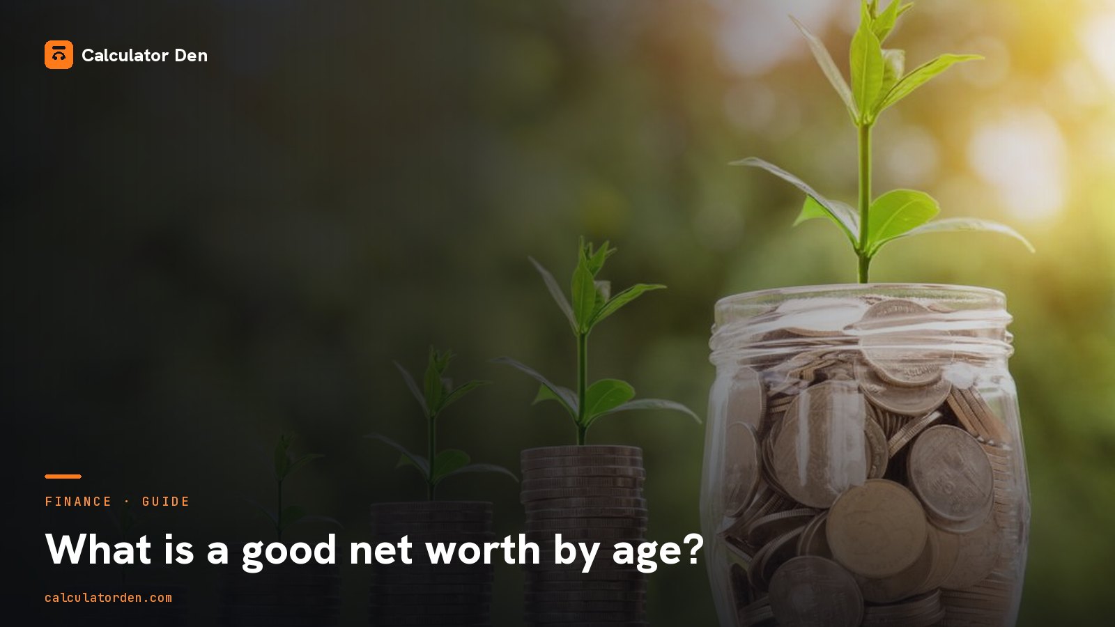 A person reviewing savings and investments on a laptop, working out their net worth by age